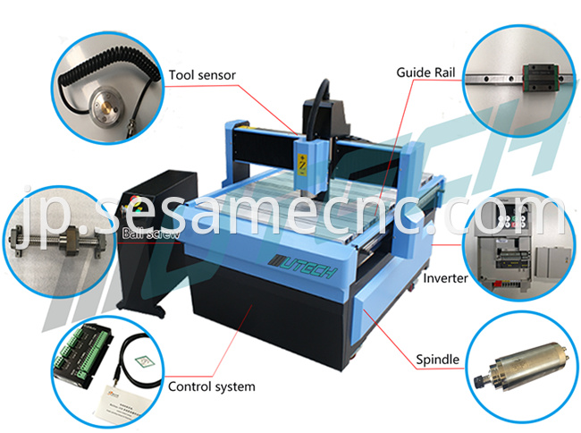 1 5kw Water Cooling Wood Cnc Engraving Router Machine